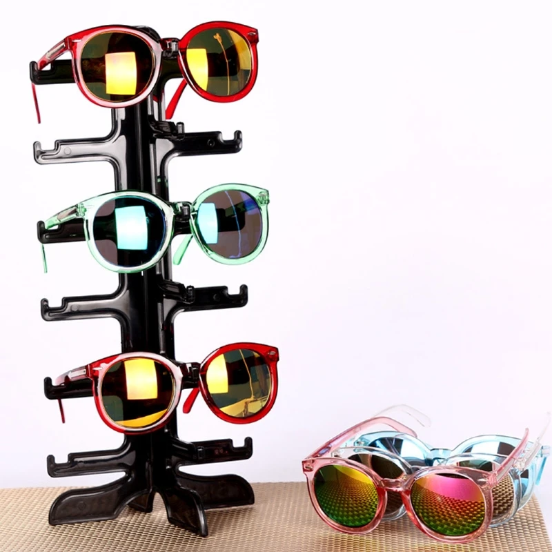 

6Pair Sunglasses Eyeglass Glasses Frame Rack Display Stand Organizer Show Holder