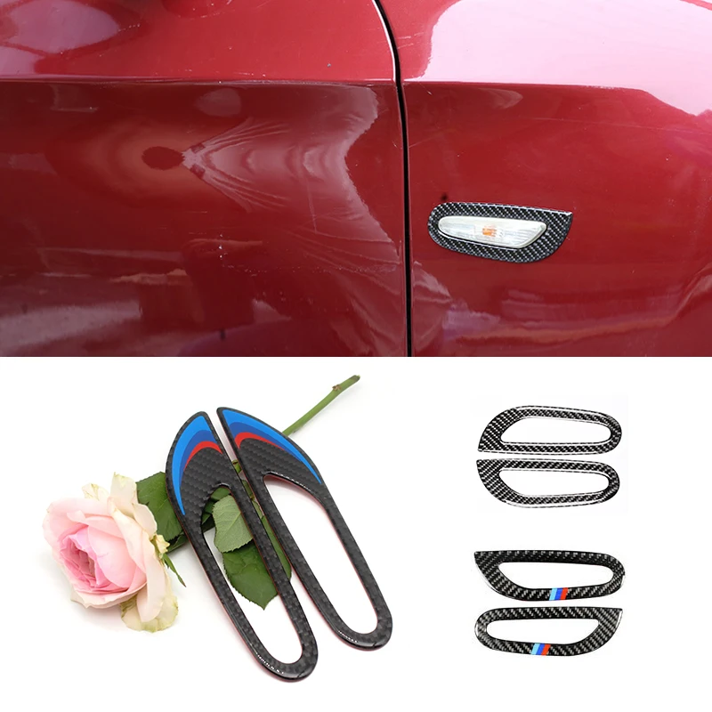 

Для BMW 3 серии E90 E92 E93 2005 2006 - 2008 2009 2010 2011 2012 углеродное волокно автомобисветильник Внешний поворотный сигнал рамка Крышка отделка