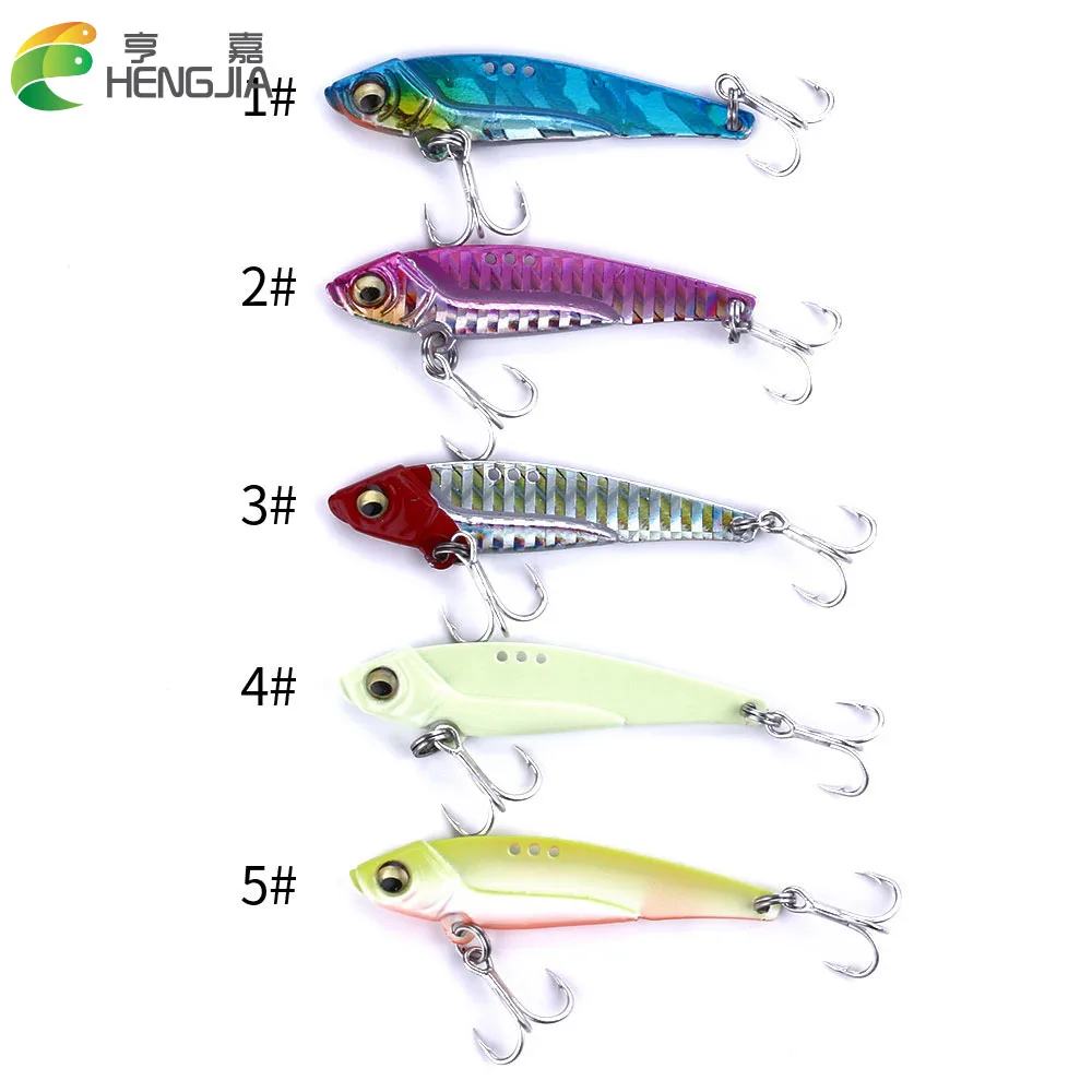 2019 Новое поступление Металлическая Лазерная Вибрирующая наживка 6 5 см 11 г