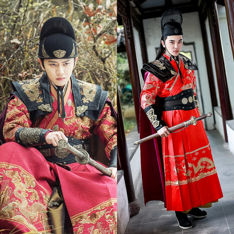 ТВ костюмы династии Мин ханьфу императорская гвардия COS костюм каптора кунг фу