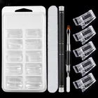 Набор для наращивания ногтей, Типсы для наращивания ногтей, гель для быстрого наращивания ногтей