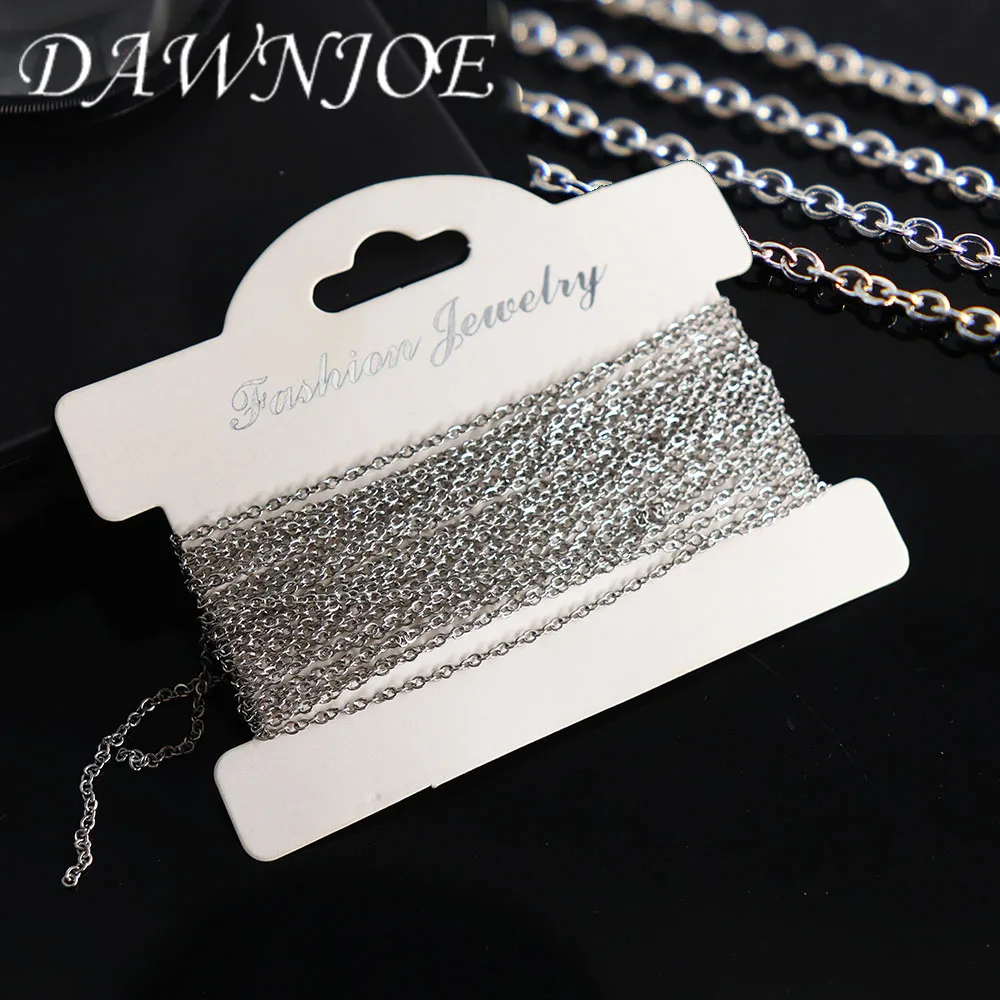 Цепочка Из Нержавеющей Стали для самостоятельного изготовления ожерелий