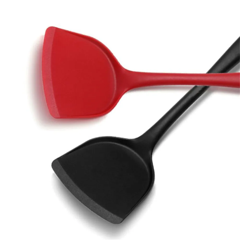 Silicone Kitchenware Cooking Utensils Spatula Turner Beef Meat Egg Kitchen Scraper Wide Pizza Shovel Non-stick Tool | Дом и сад
