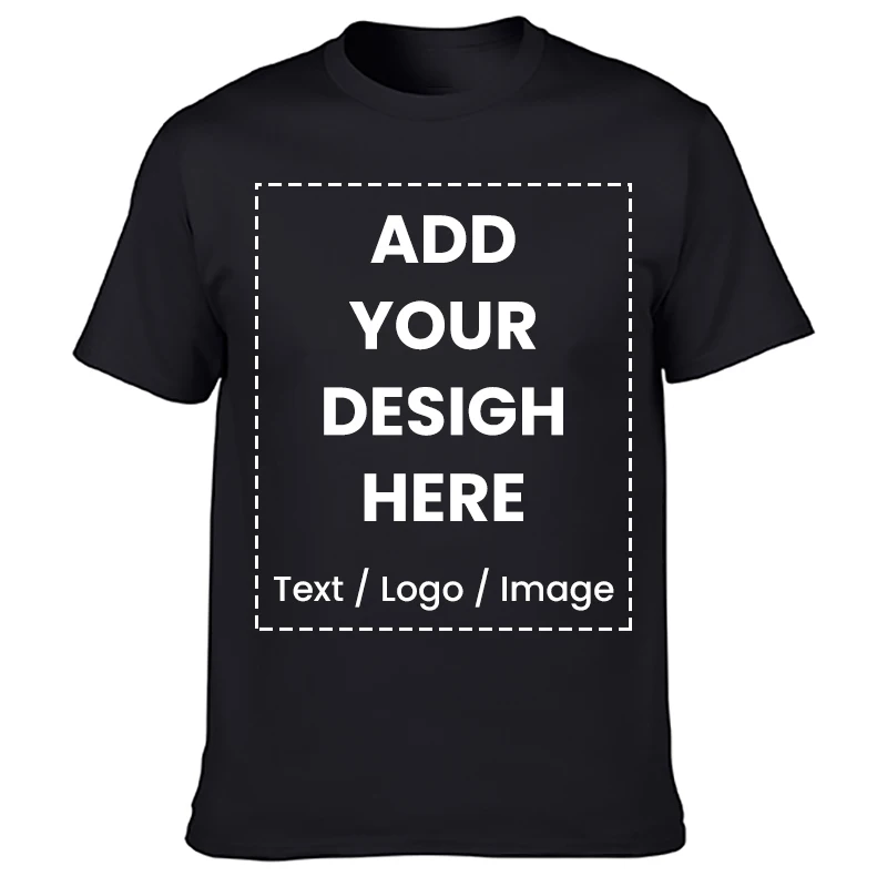 Высокое качество индивидуальная футболка дизайн вашего собственного логотипа