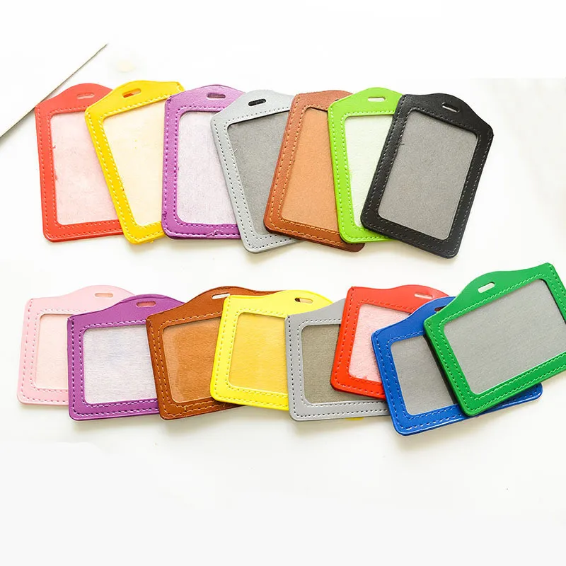 1 шт. держатель для карт из искусственной кожи|Бейджи и аксессуары| |