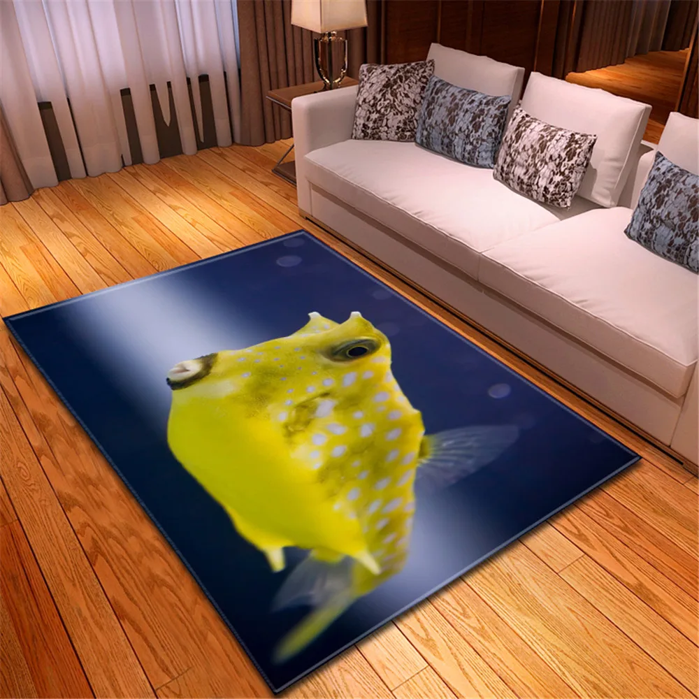 

The latest goldfish carpet fashion small fish series children's carpet