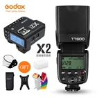 Godox TT600 2,4G Беспроводная вспышка для камеры Speedlite + передатчик X2T беспроводной триггер для вспышки для Canon Nikon Fujifilm Sony Olympus