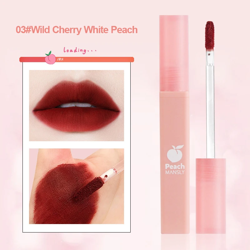 

4 Color Lips Makeup Lip Gloss Lipstick Long Lasting Moisture Cosmetic Lipstick Red Lip Matte Lipstick Waterproof Lip Glaze TSLM1