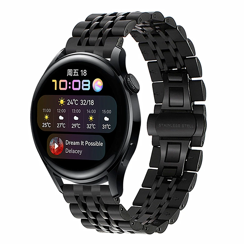 

20 22mm Bracelet For Huawei Watch 3 GT 2 Pro 46mm 42mm Stainless Steel Strap Band For Samsung Galaxy Watch 3 45mm 41mm Active 2