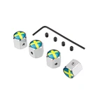 Наклейка с логотипом шведского флага на колесо крышки стержня вентиля шины для Hyundai I20 Solaris Infiniti Luxgen Mini Cooper Seat Ibiza Volvo VW