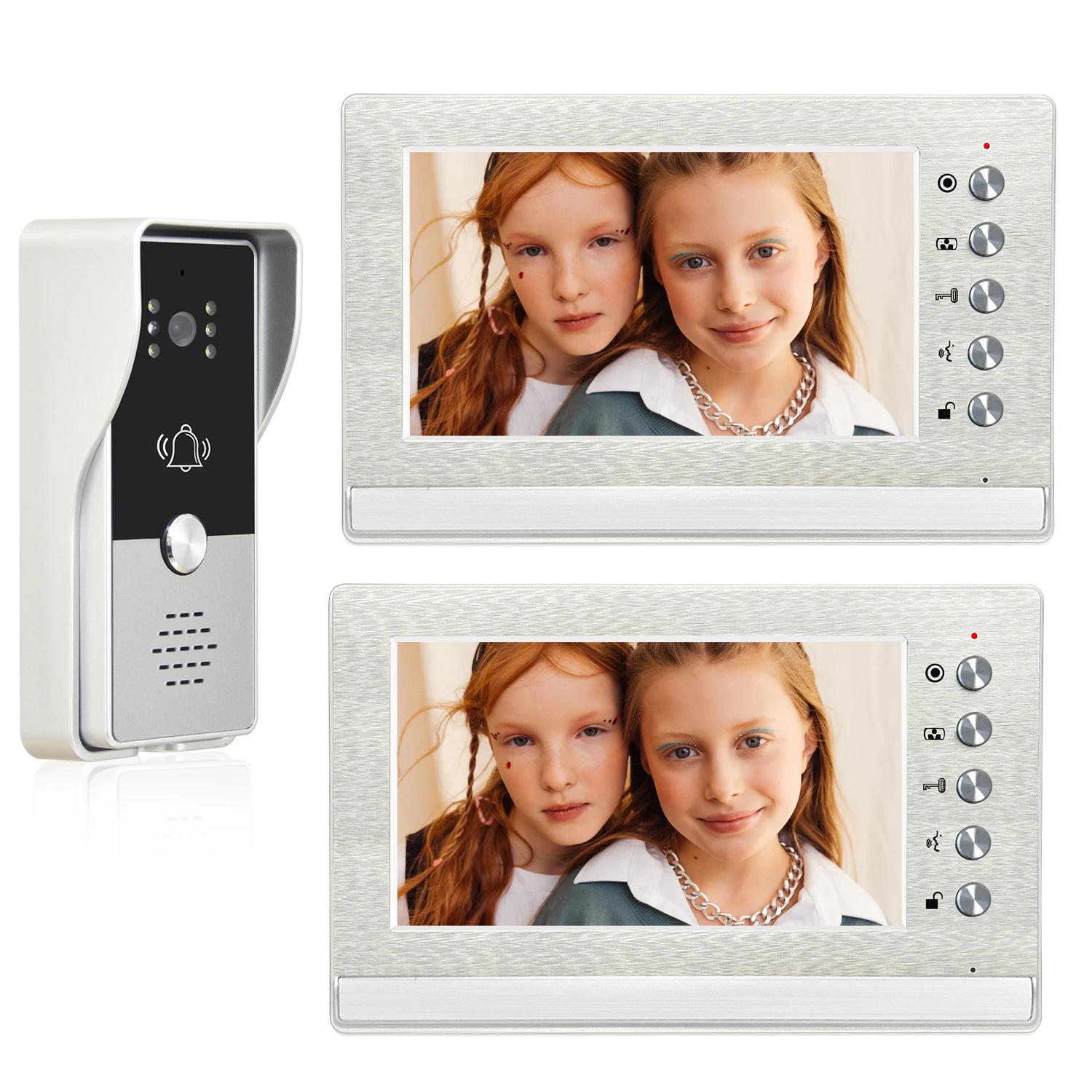 Wired Video Intercom system Video Door Phone Doorbell kits for Home Apartment for Apartment Home Lock Access Control Systemeen