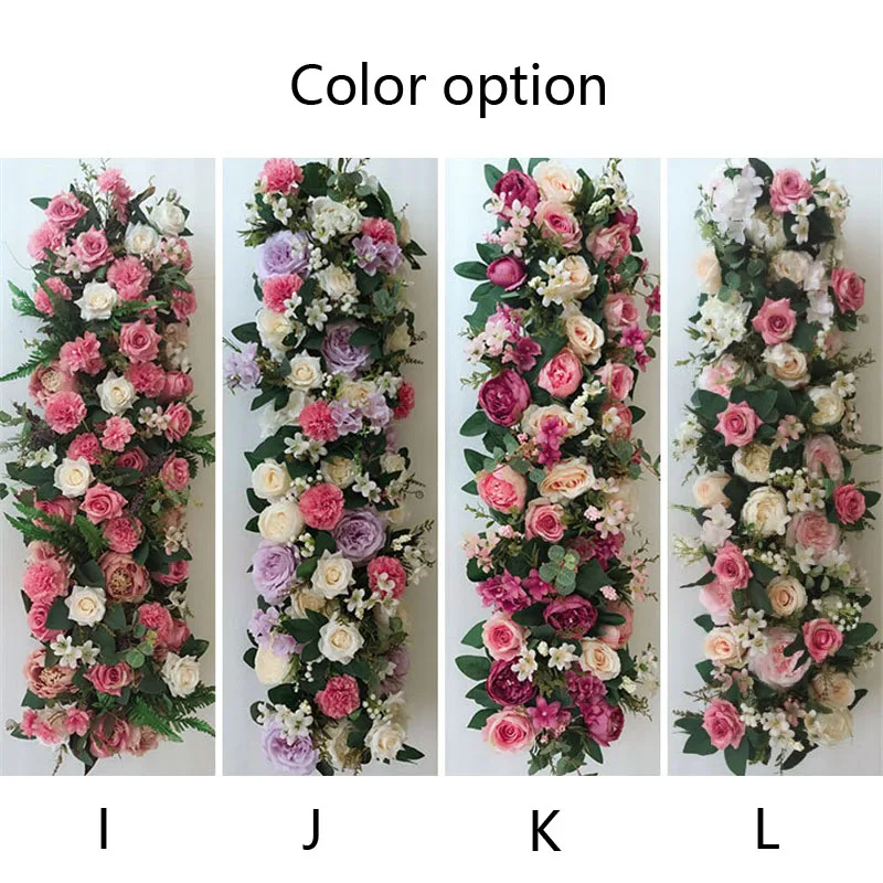 SPR DIY 1 м 2 шт/LOTwedding случай цветок стены сценический фон искусственная настольная