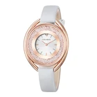 Часы женские кварцевые, розовое золото, со стразами