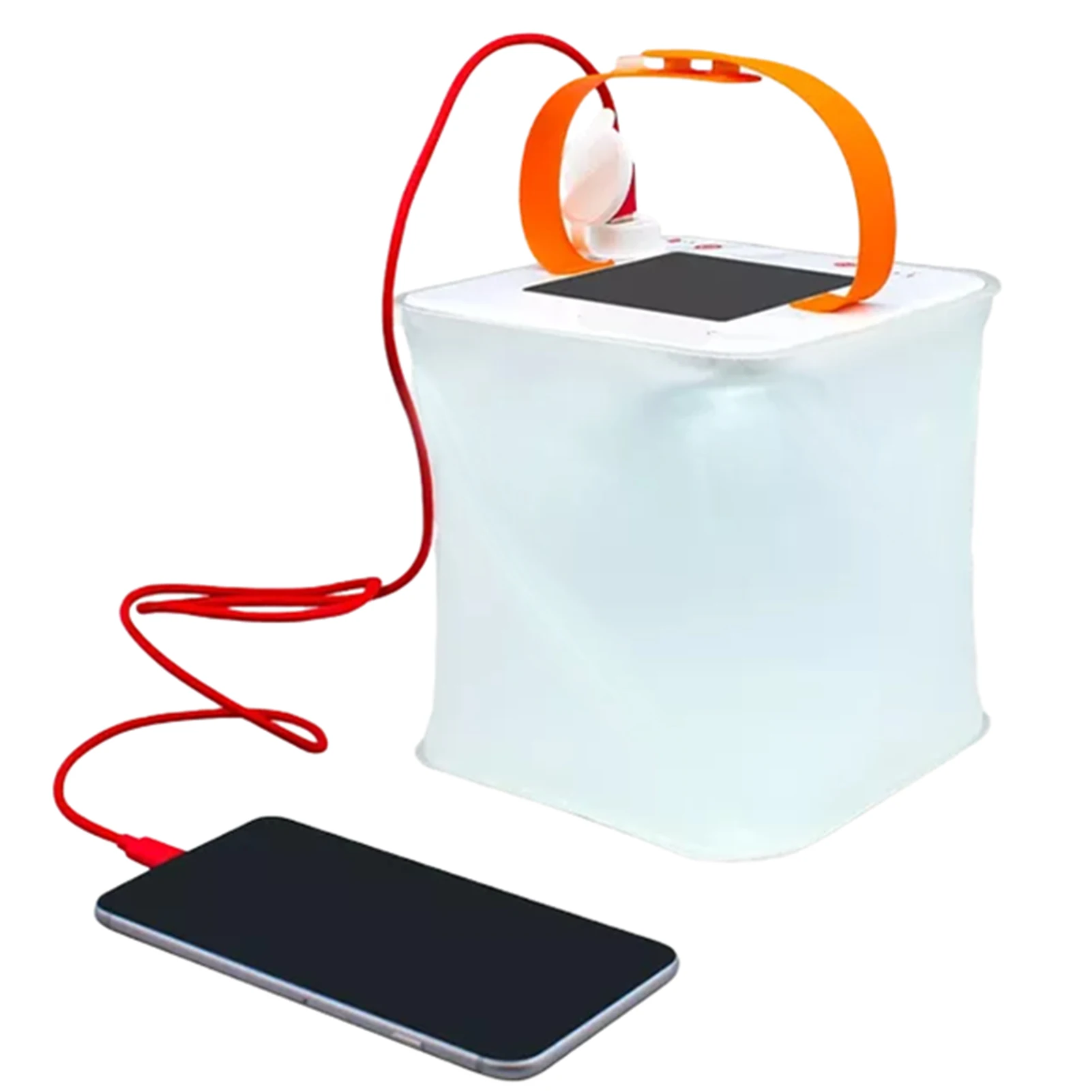

Portable Solar Inflatable Lantern Light USB Phone Charger 4 Lighting Modes Folding Camping Lamp for Travel Emergency Camping