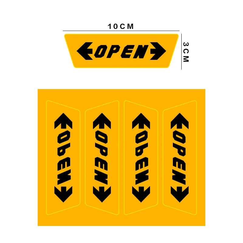 Светоотражающие наклейки для автомобиля светоотражающие предупреждающие