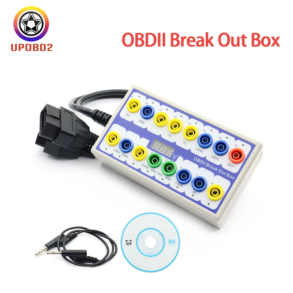 Новейший 2021 OBD2 разрывная коробка автомобиля OBD 2 автомобильный протокол детектор