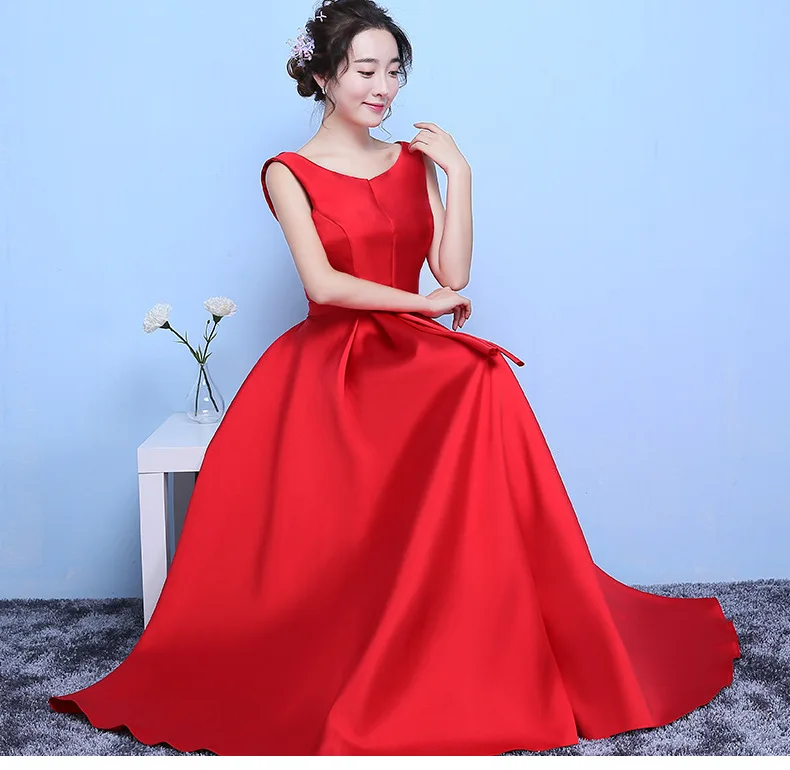 Модные вечерние женские платья длинные макси Красные Элегантные подружки