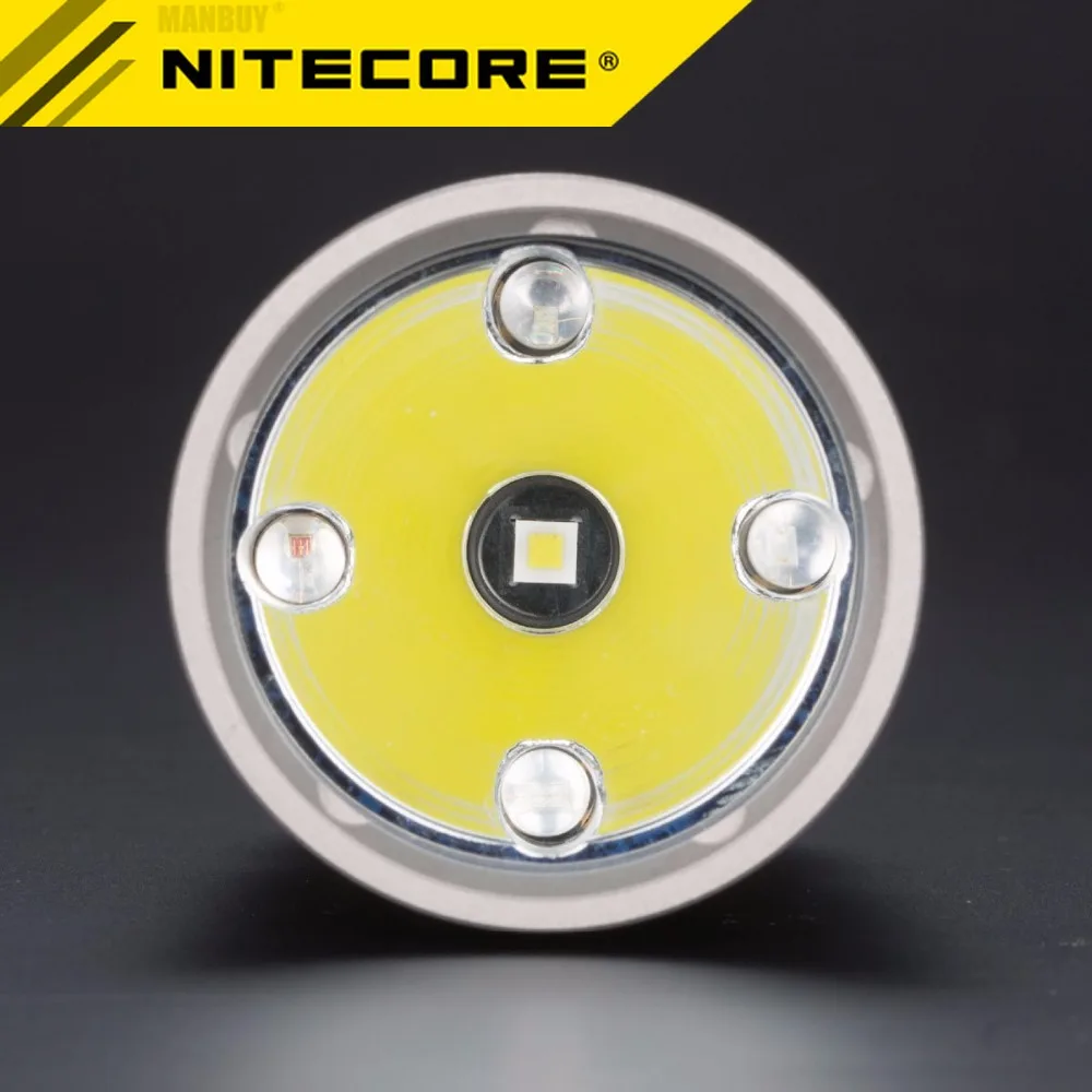 NITECORE 5 цветов RGB + УФ светильник SRT7GT Перезаряжаемая батарея CREE XP-L HI V3 лм умное