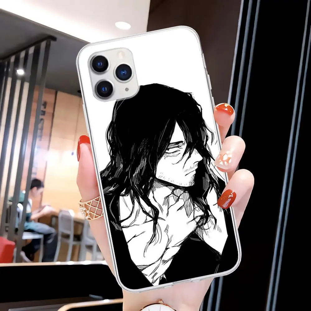 

My Hero Academia Aizawa Shouta Transparent Phone Cover Clear Case For Huawei P20 P40 Lite P30 Pro P Smart 2019 Nova 3e 6 Se
