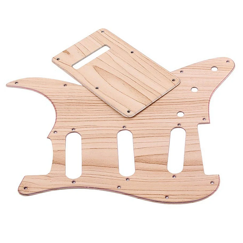 SEWS-1 набор нагруженных Prewired Humbucker Pickguard кленового дерева SSS с задней пластиной для