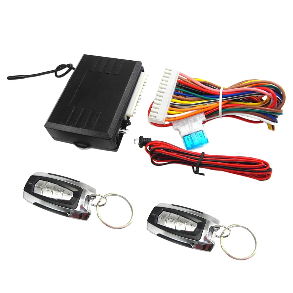 1 Way Car Alarm System дистанционный запуск без ключа два 4 кнопочного