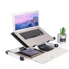 Новый стол для ноутбука с поднятой основой, эргономичная Портативная подставка для ноутбука, дивана, настольная подставка для компьютера, охлаждающая подставка