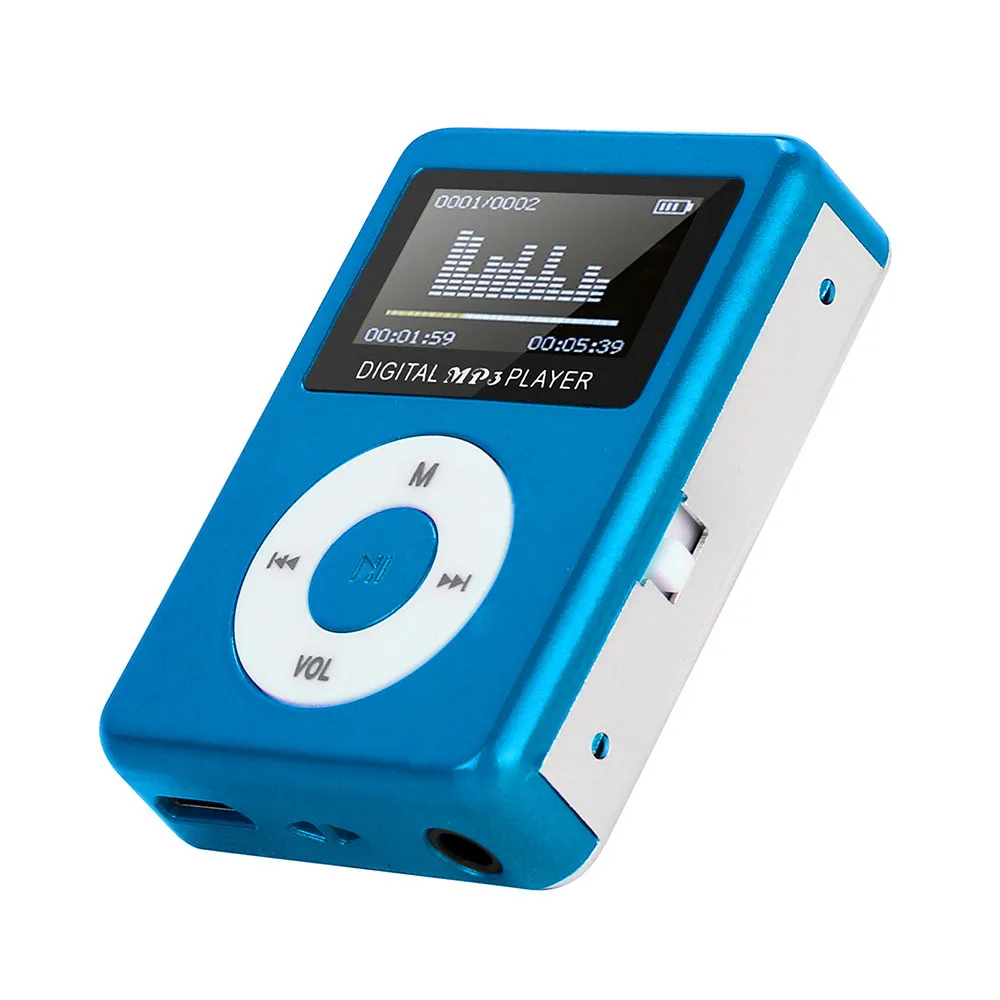 Mp3 музыкальный плеер мини Usb клип проигрыватель ЖК Экран Музыка Спорт Walkman