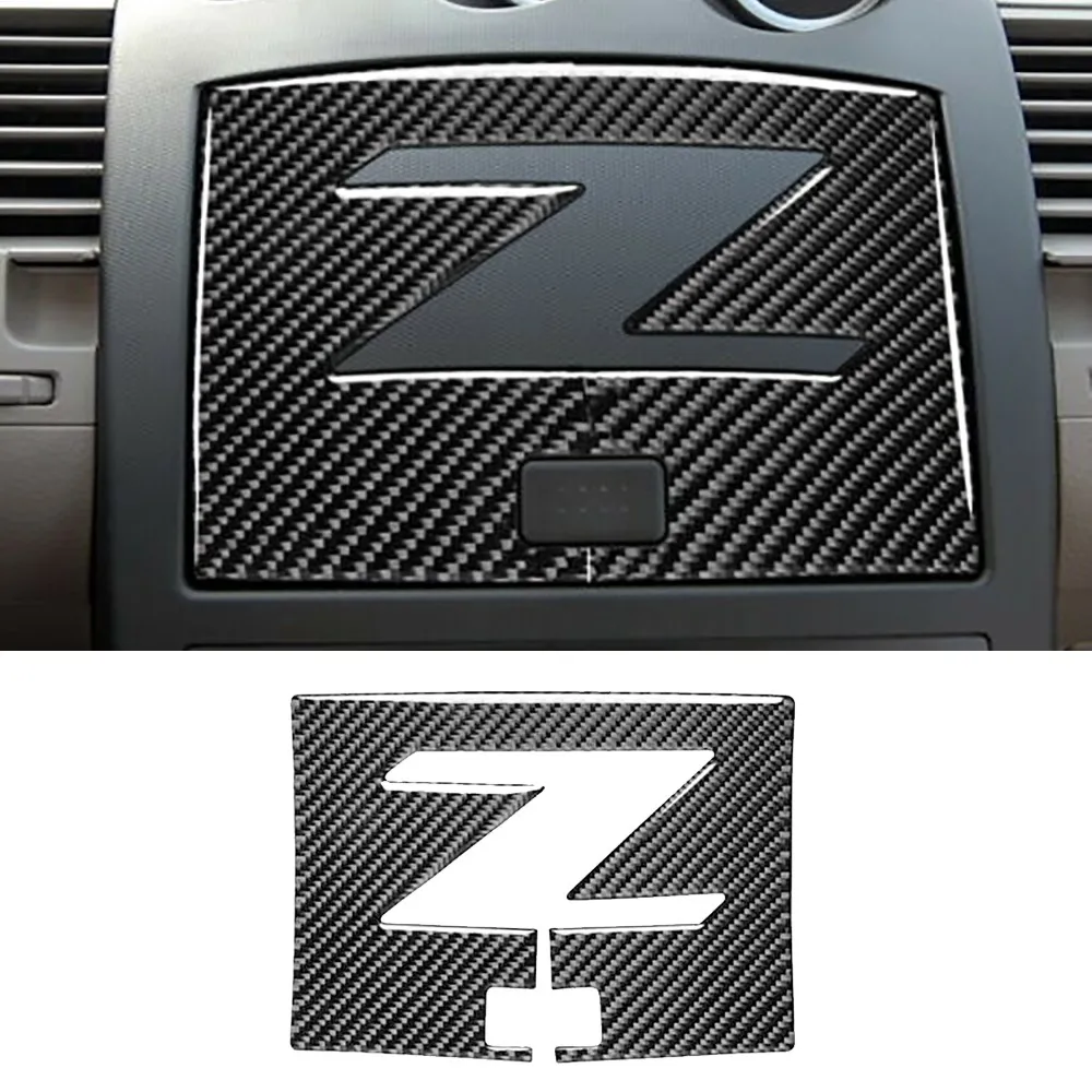 

Hot Sale Carbon Fiber GPS Cover Panel Interior Trim Sticker For Nissan 350Z 2003-09 Sticker