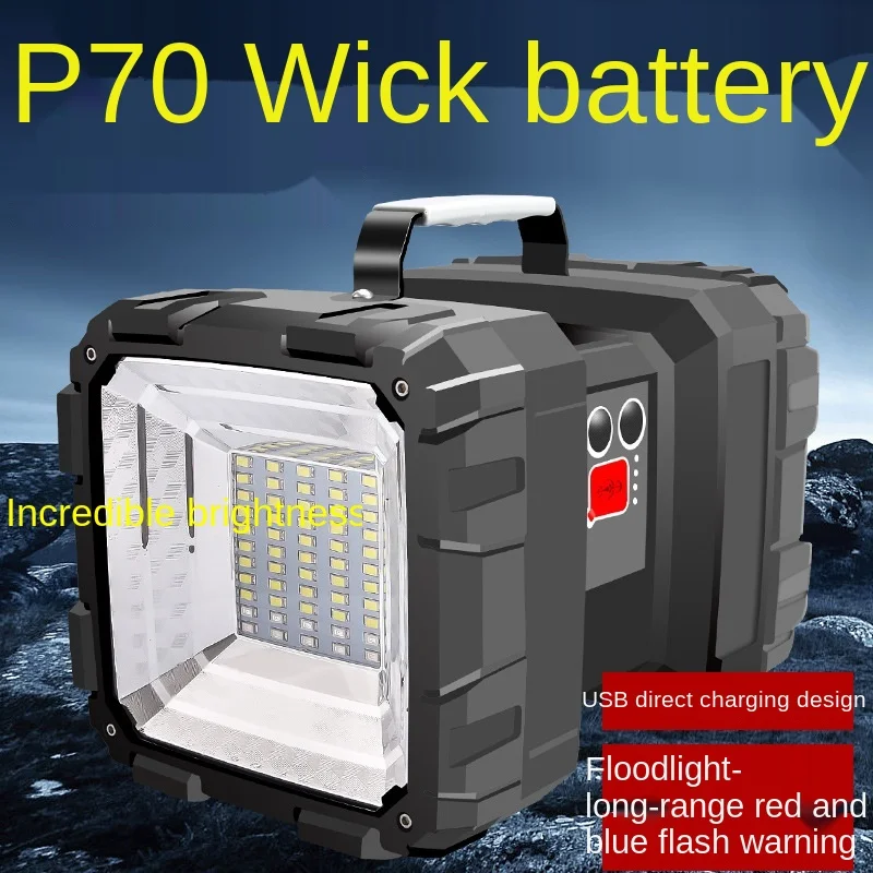 

Strong Light Portable Lamp Rechargeable Super Bright Long-Range 5000 Xenon Multifunctional Household Outdoor Working Probe