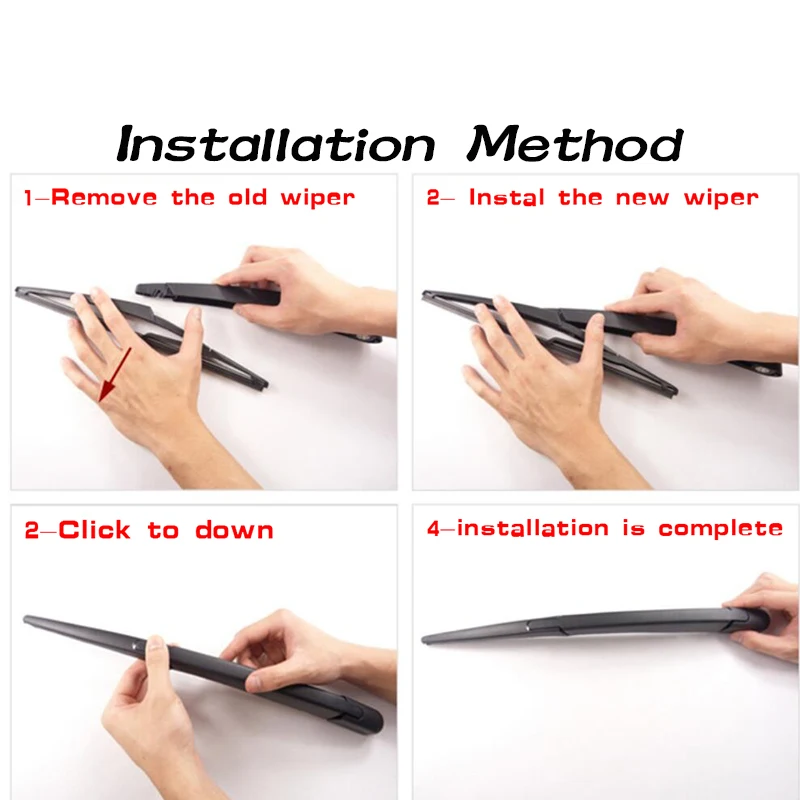 Лезвие головного света из натурального каучука для детской модели 305 мм хэтчбека