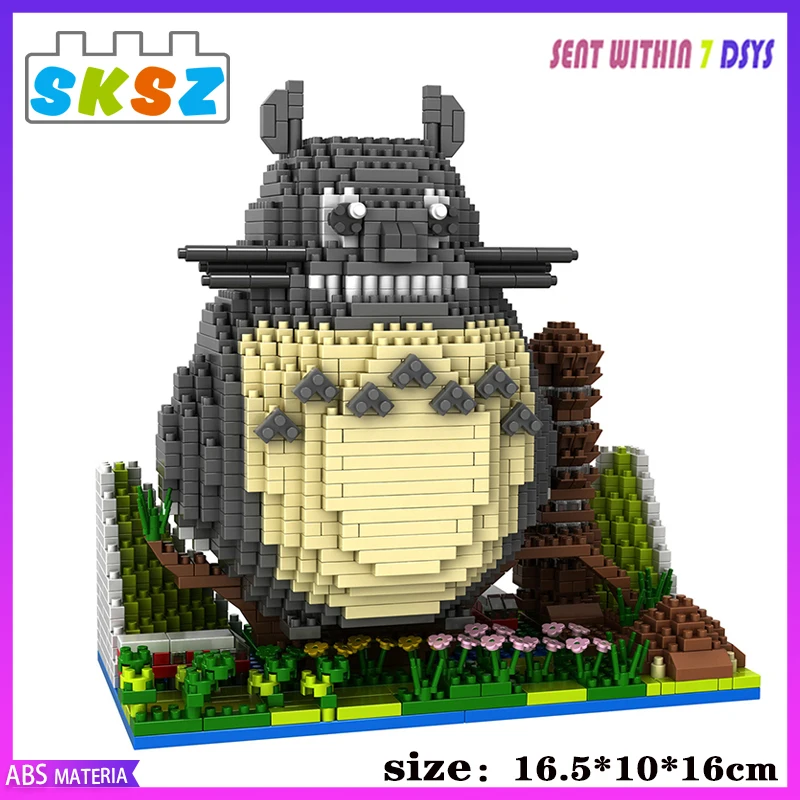 

Фигурка MOC из аниме, строительные блоки, модель аниме, коллекционные вещи из анимационного фильма, милый кот, кирпичи, игрушки для девочек, по...