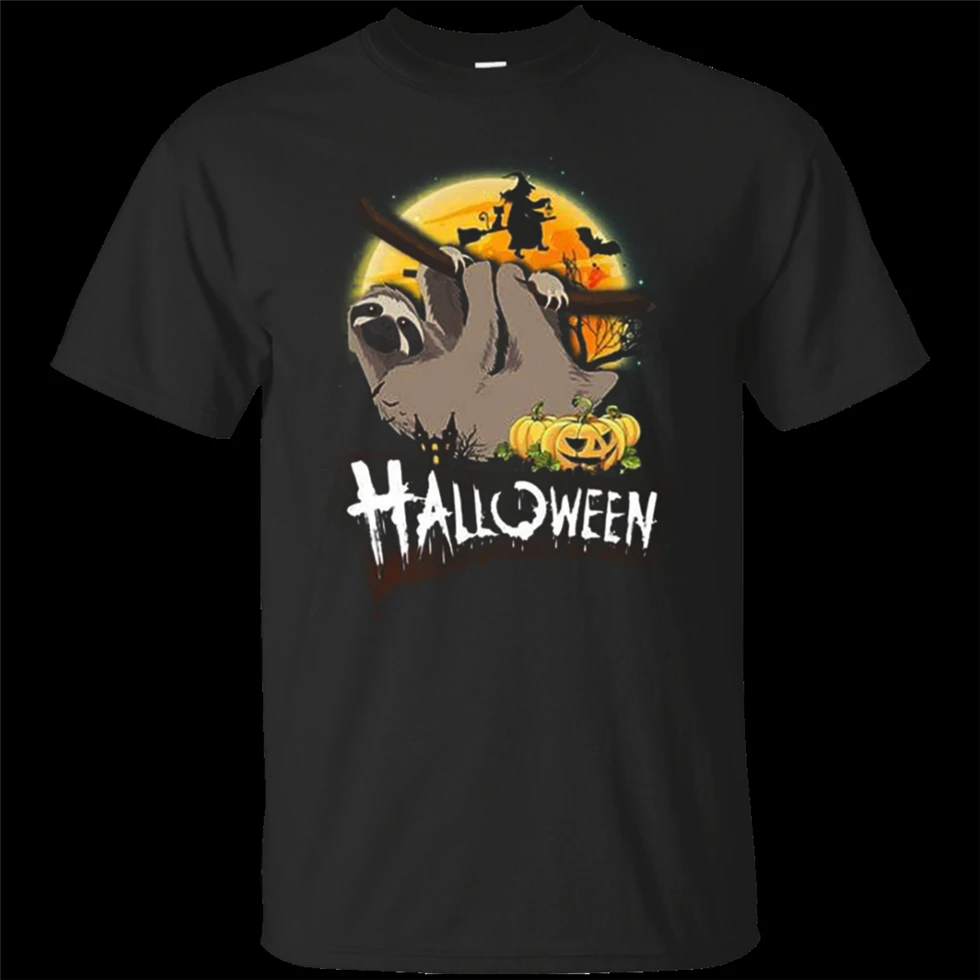 Мужская ленивая Хэллоуин 2019 футболка Размер Оптовая Продажа Футболка|Мужские
