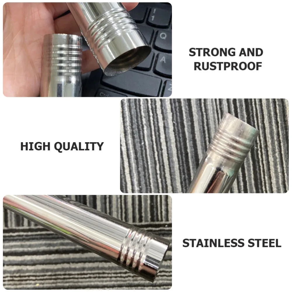

Stainless Steel Wall Mount Flag Pole Rustproof Flagpole for Porch Yard (Silver)
