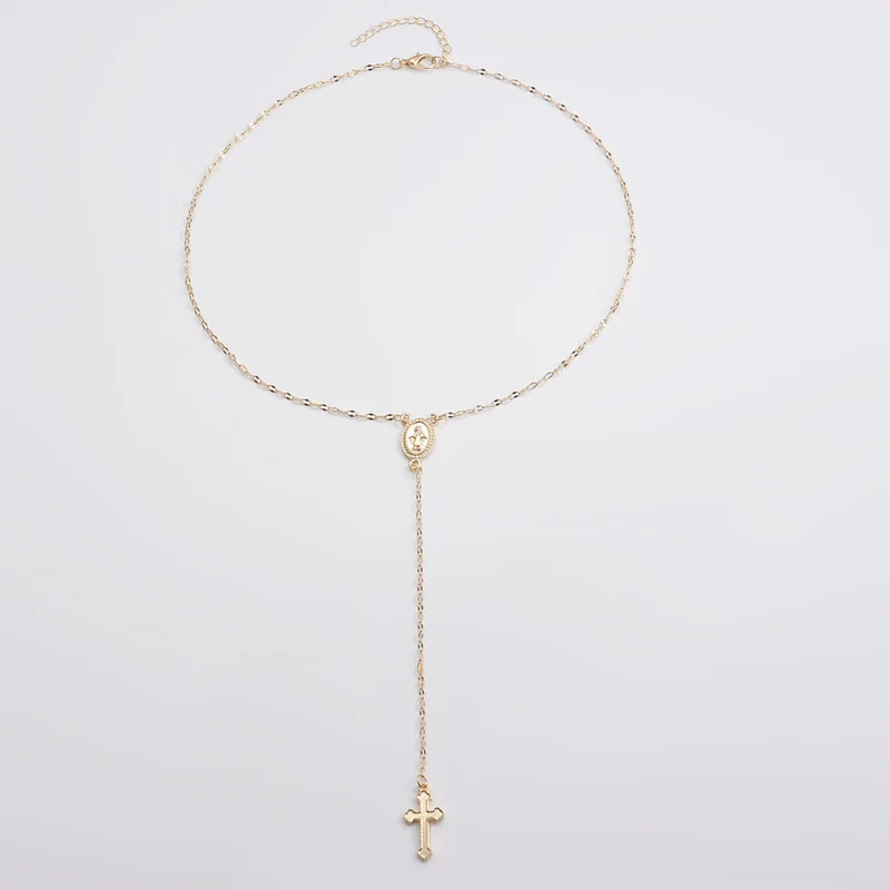 Модный новый индивидуальный девственный медальон с изображением Марии крест