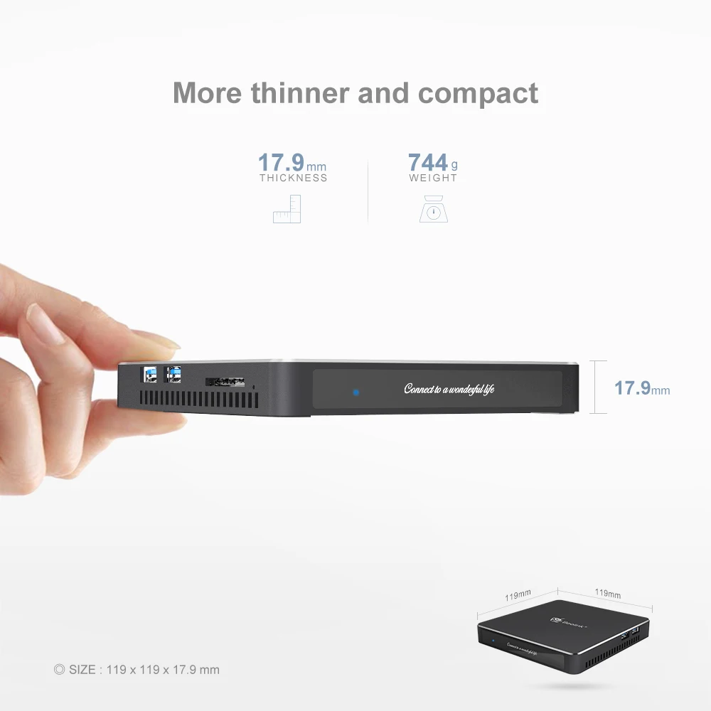 Beelink T34 Windows 10 Мини ПК процессор Intel J3455 8 Гб 256 ГБ 4K медиаплеер 2 4G и 5 8G Wifi BT4.0 Windows10 Gemini