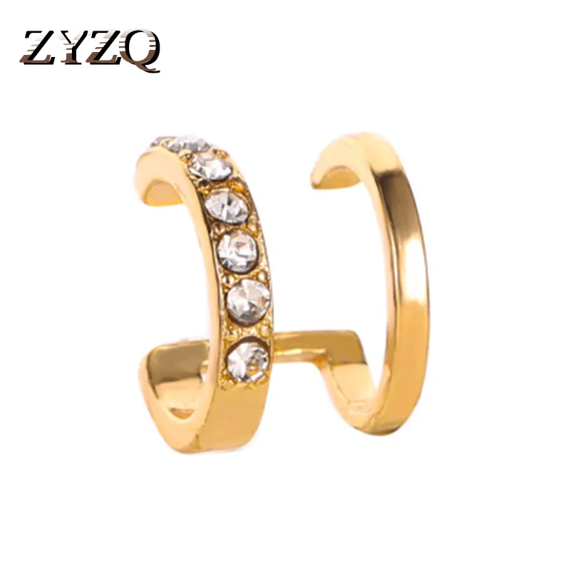 ZYZQ высокое качество панк стильные клипсы для женщин с креплением микро-паве Мода
