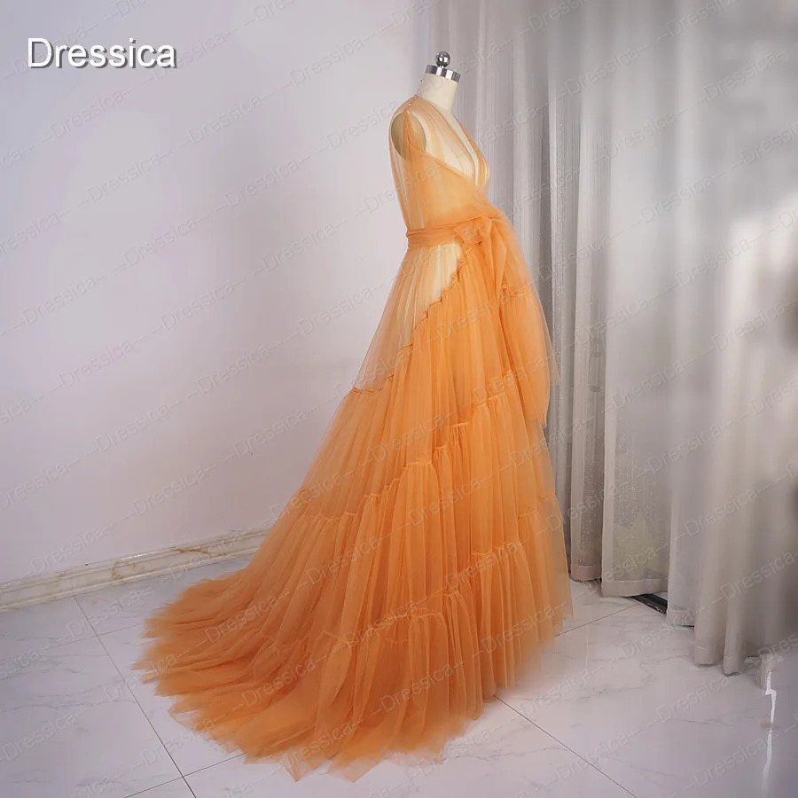 Тюлевое платье голливудский халат представление шикарный наряд Drag queen фотография платье