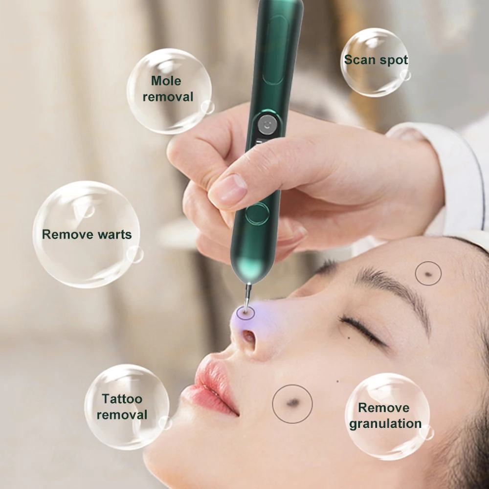 

LCD Laser Plasma Pen Mole Freckle Removal Beauty Machine Blemish Wart Dark Spot Skin Tag Remover Tool 9 Level With LED Lighting
