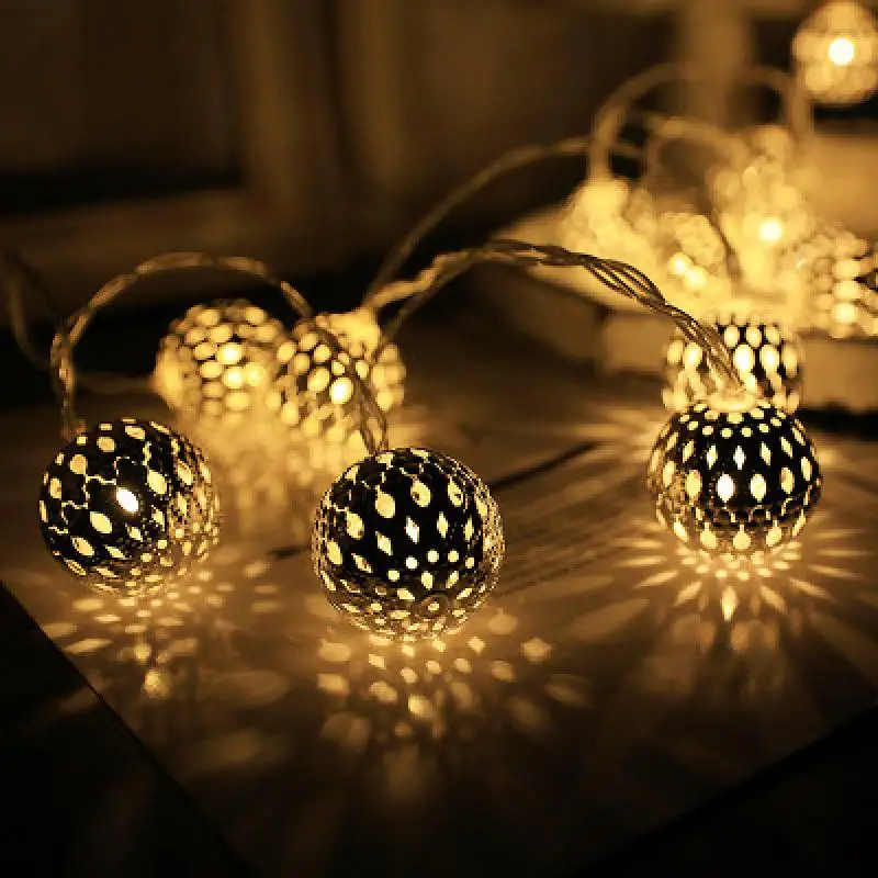 Креативный пустой железный шар сказочный венок гирлянда наружное украшение для