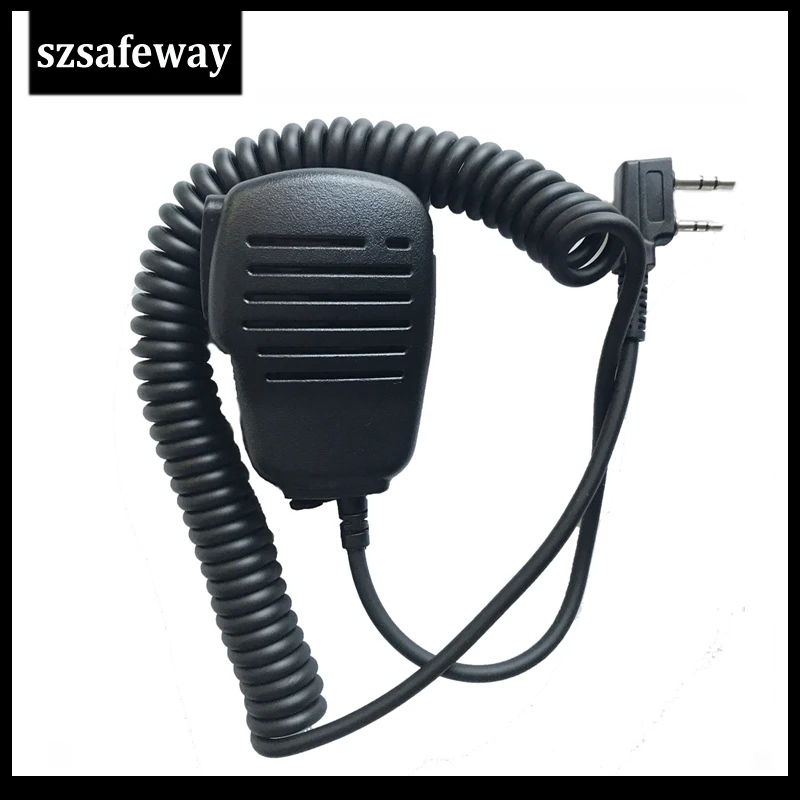 KMC-25 микрофон двухсторонний радио микрофон, динамик, рация для KENWOOD и baofeng UV-5R