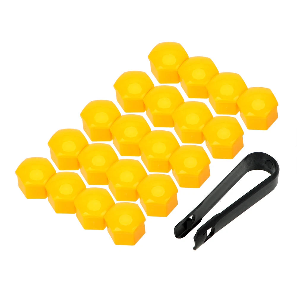 

Anti-Rust Auto Trim Tyre Nut Bolt Dust Proof Protector Exterior Decoration 20pcs 17mm Car Wheel Nut Caps Auto Hub Screw Cover