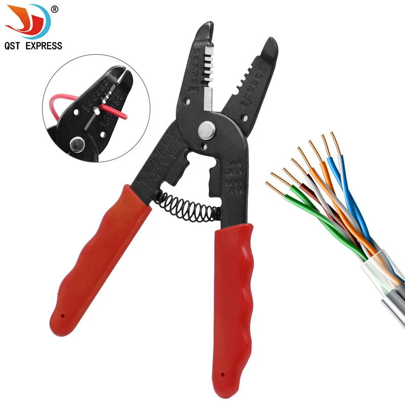 

Wire Stripper Pliers Multi-function Ring Crimpper Electrician Peeling Network Cable Stripper Tools Network Cable Wire Puller