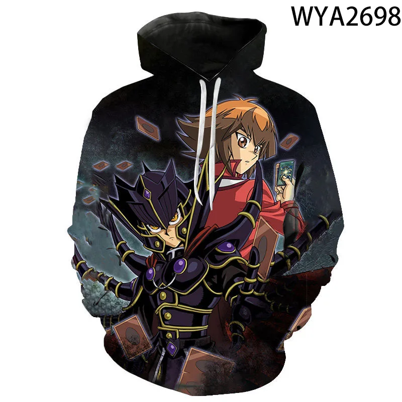 

2020 модные забавные толстовки для мужчин и женщин, Детские свитшоты, аниме Yu Gi Oh Monster, 3D принт, повседневная толстовка для мальчиков и девочек, ...