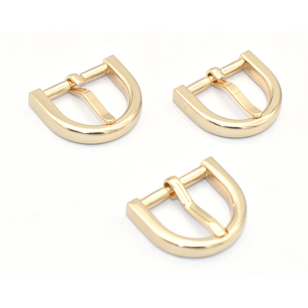 26 мм золото Регулировочная Пряжка скольжения пряжки кольцо в виде буквы D кожаный