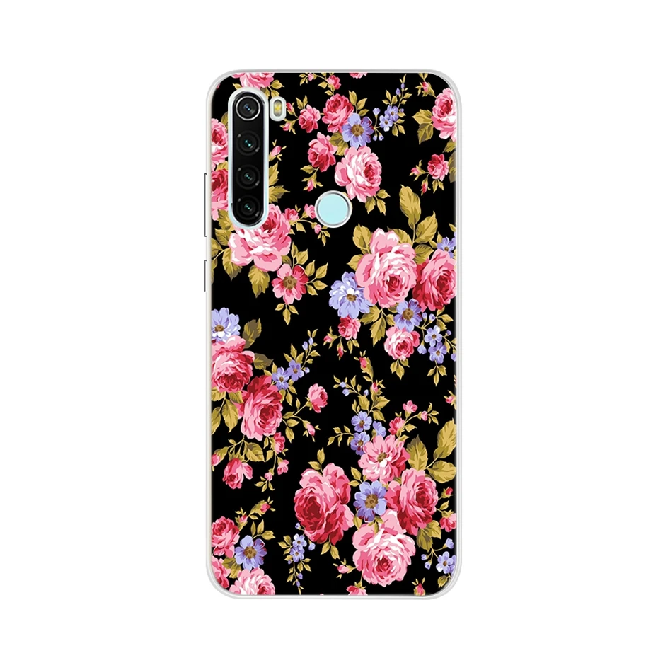 Для Xiaomi Redmi note 8 чехол силиконовый мягкий ТПУ чехол для телефона для Xiaomi Redmi note 8t 8 pro 6,3 задний Чехол, Fundas Coque bumper