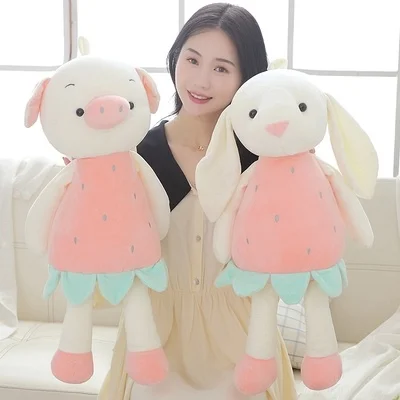 35 см 45 детская Милая фруктовая свинья плюшевая игрушка кукла комфортная Ragdoll