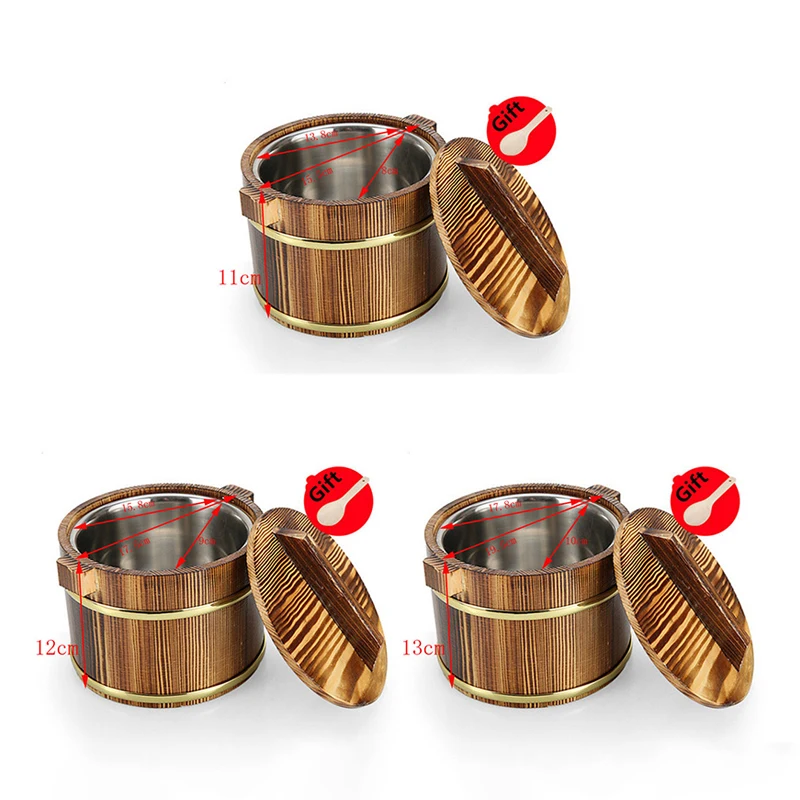 Деревянные бочки украшение для гостиниц термос риса посуда деревянные