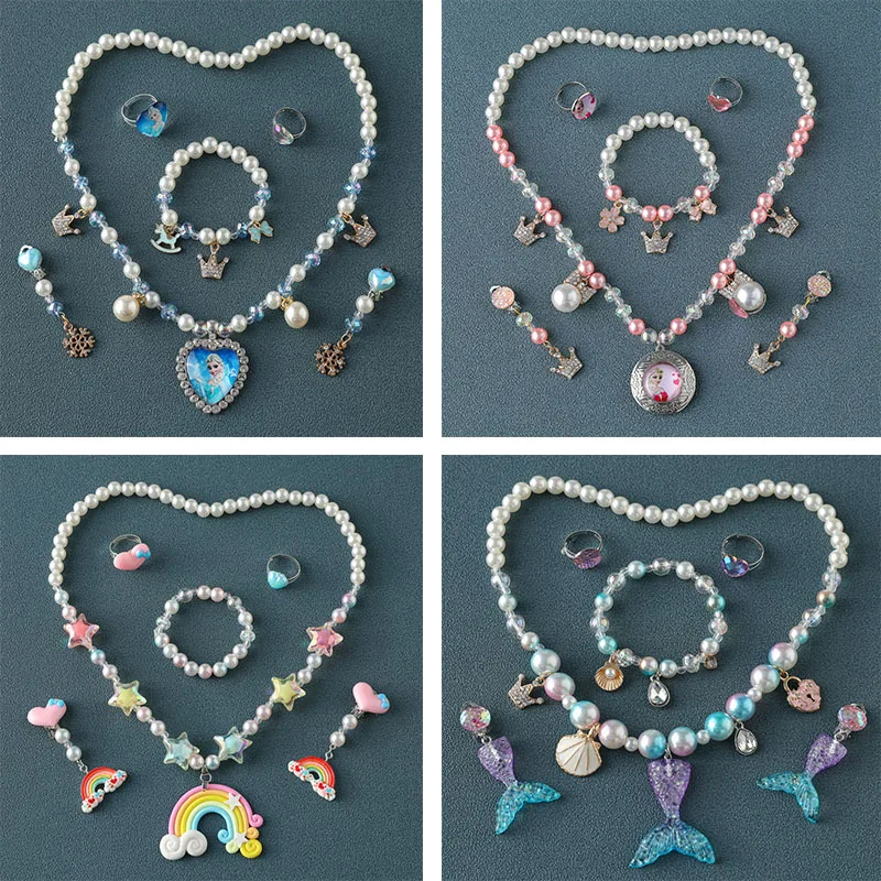 Комплект украшений для детей девочек полимерные Пластиковые акриловые