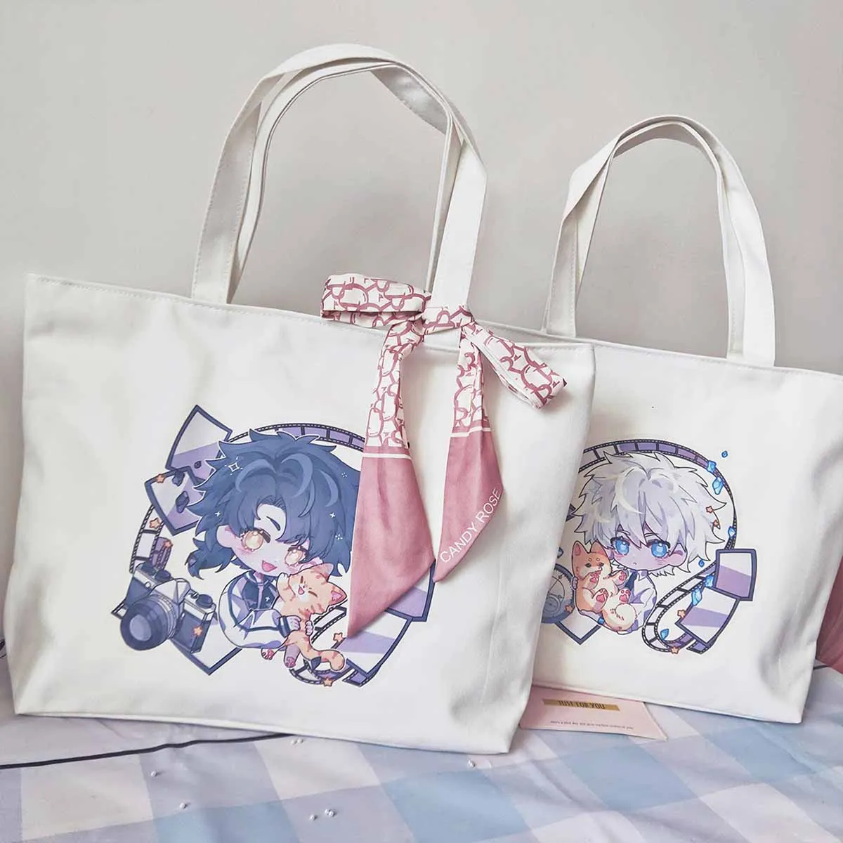 

Anime Shiguang Daili Ren Cheng Xiaoshi Lu Guang Canvas bag Cosplay Men Women Student Cartoon Travel Shoulder Bag Casual Bag Gift