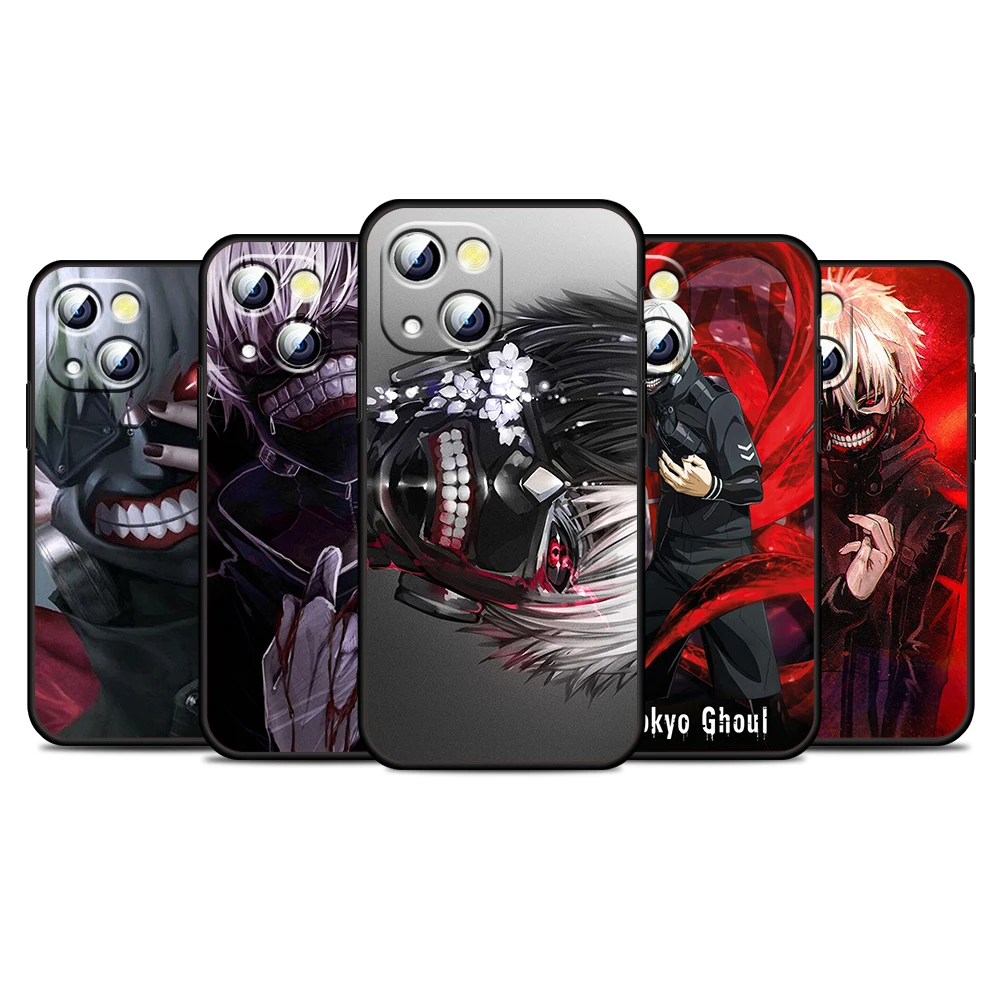 

Tokyo Ghoul Anime Kaneki Ken For Apple iPhone 13 12 11 Pro Max Mini XS Max X XR 6S 6 7 8 Plus 5S SE2020 Soft Black Phone Case